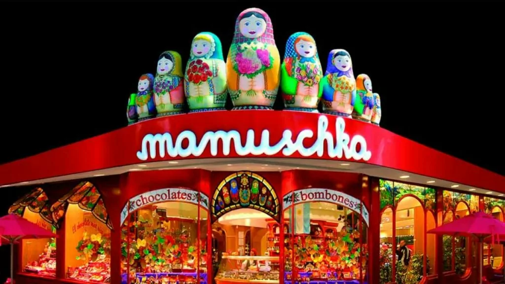 Interior da chocolateria Mamuschka